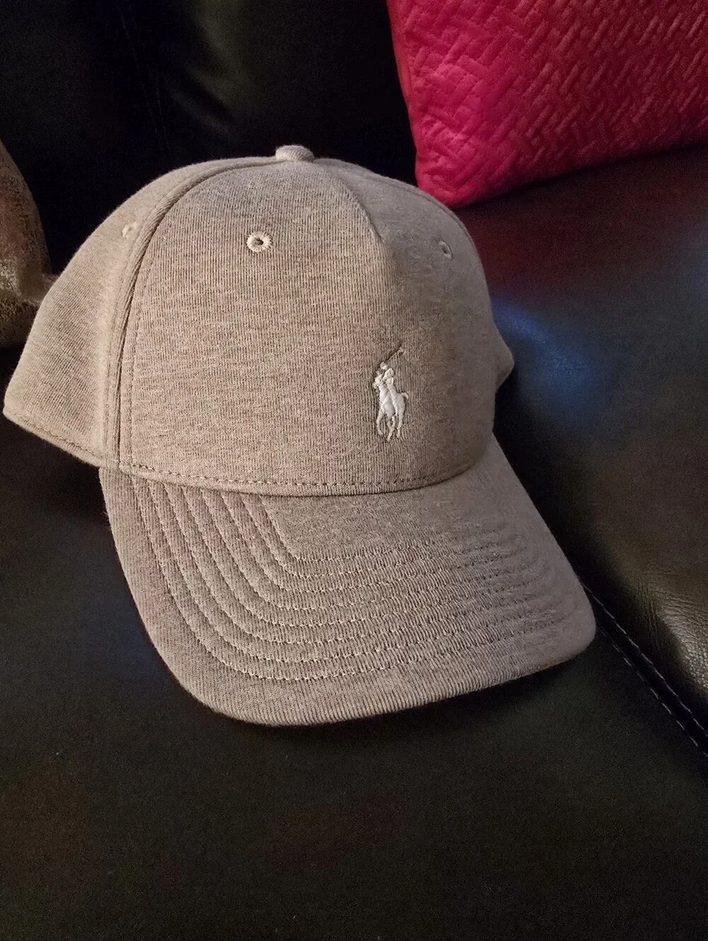 Polo Ralph Lauren Men's Double-Knit Jacquard Ball Cap Beige Color